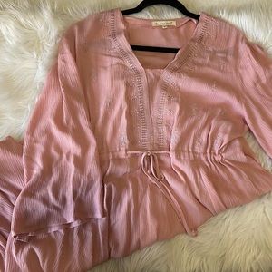 Indigo soul - blush pink dress - size L